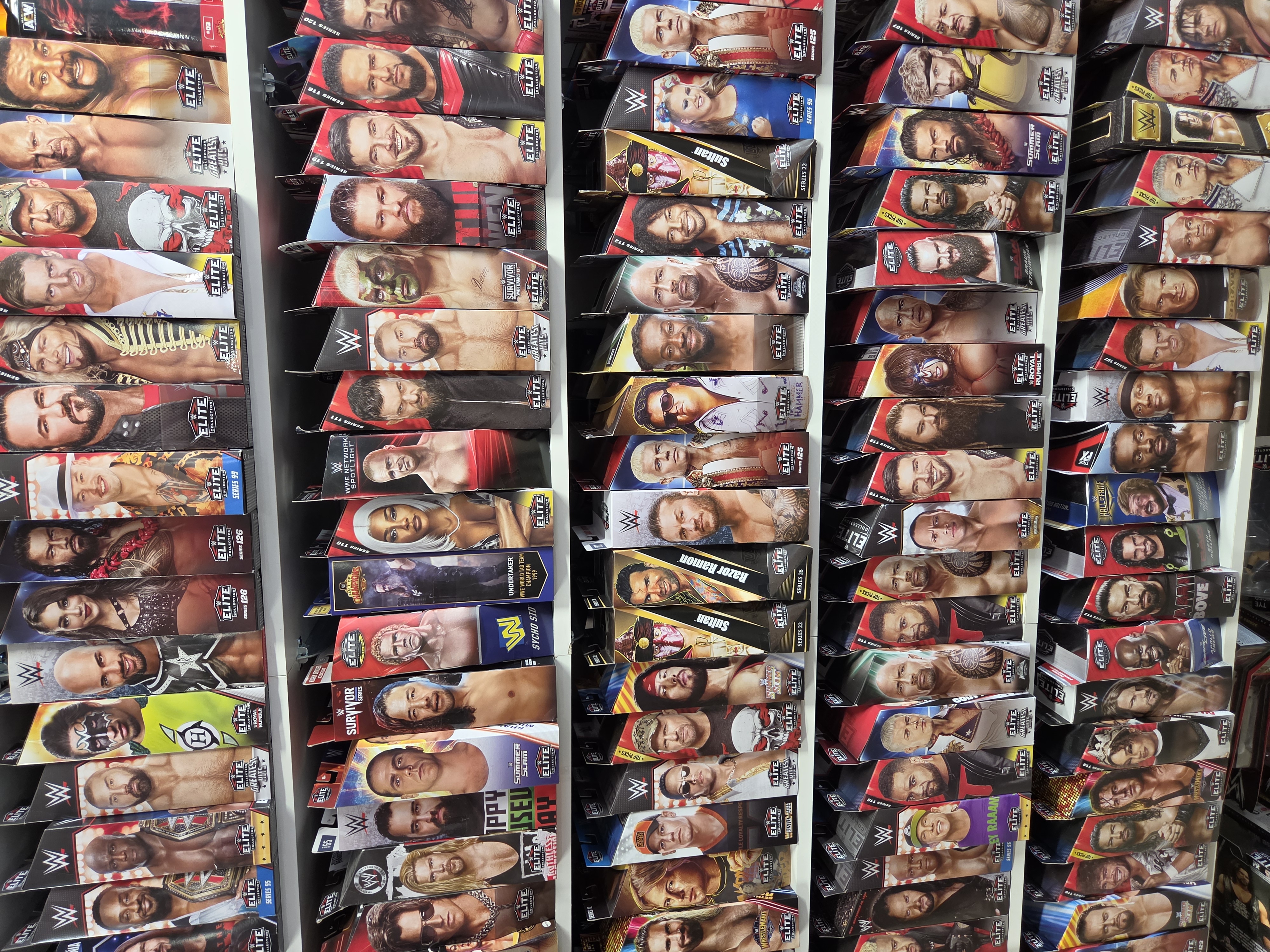 Wrestling and WWE action figures